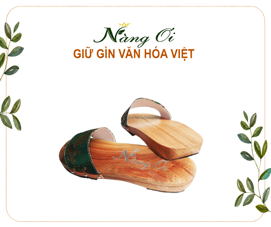 guốc gỗ truyền thống